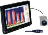 Small and fast infrared camera – mobile or stationary used - to detect weaknesses at injection moulds